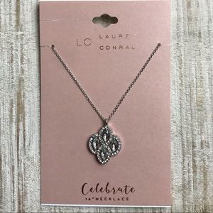 LC Lauren Conrad Crystal Pendant Necklace NEW💍